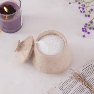 Marble Big Tumbler Salt Cellar