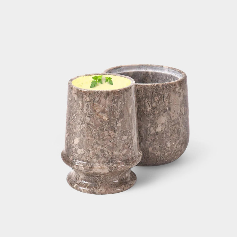 Marble Butter Keeper With Lid