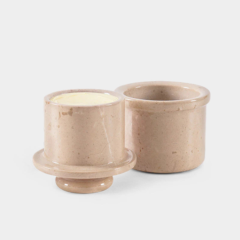 Marble Butter Crock
