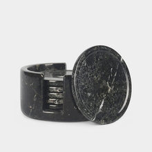Load image into Gallery viewer, Marble Coaster Set with Holder
