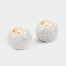 Load image into Gallery viewer, Set Of 2 Tealight Candle Holder White
