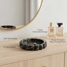 Load image into Gallery viewer, Round Jewellery Tray - Cloud Design
