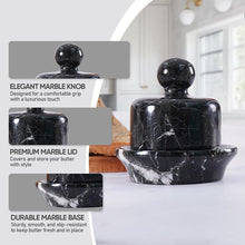 Load image into Gallery viewer, Marble Mini Butter Dish
