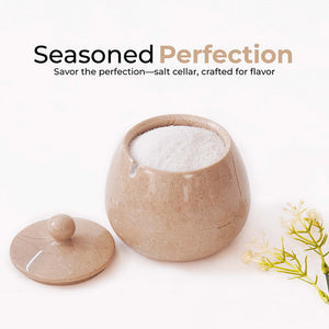 Marble Single Salt Cellar Bell Design