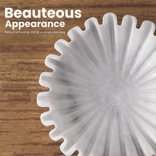 Load image into Gallery viewer, Ruffle Fruit Bowl (White)
