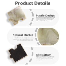 Load image into Gallery viewer, Marble Puzzle Coaster Set of 4
