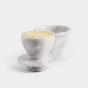 Marble Butter Crock