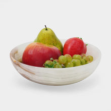 Load image into Gallery viewer, Travertine Fruit Bowl

