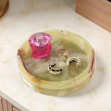 Load image into Gallery viewer, Marble Round Jewelry Tray
