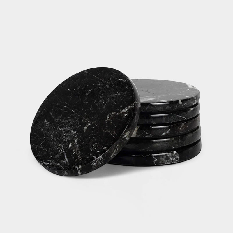 Marble Round Coasters