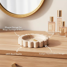 Load image into Gallery viewer, Round Jewellery Tray - Cloud Design
