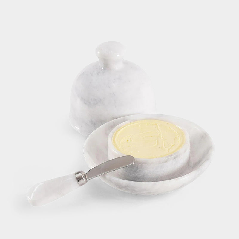 Stylish Marble Butter Dish