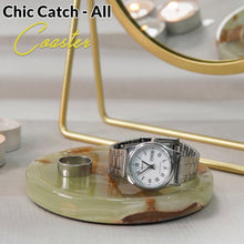 Load image into Gallery viewer, Coaster Plates - Depth Design - Set of 4
