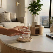 Load image into Gallery viewer, Marble Coaster Set with Holder
