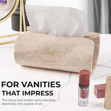 Load image into Gallery viewer, Marble Tissue Holder
