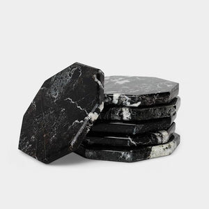 Marble Star Coaster Plates