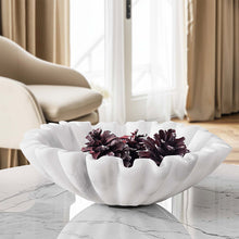 Load image into Gallery viewer, Ruffle Fruit Bowl (White)
