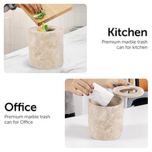 Load image into Gallery viewer, Round Trash Can With Cap
