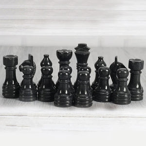 Chess Figures - Black & Green