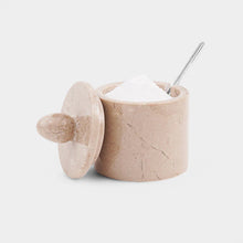 Load image into Gallery viewer, Marble Single Salt Cellar With Spoon
