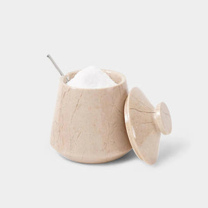 Marble Big Tumbler Salt Cellar