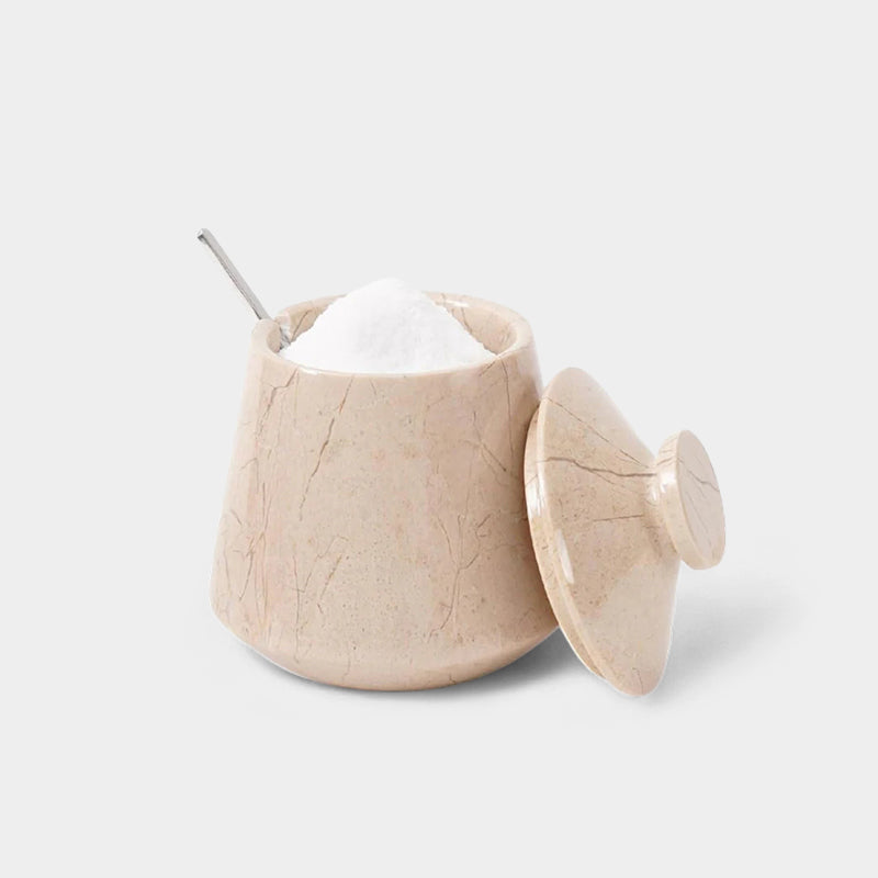 Marble Big Tumbler Salt Cellar