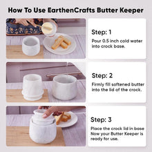 Load image into Gallery viewer, Marble Butter Keeper With Lid
