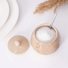 Load image into Gallery viewer, Marble Single Salt Cellar Bell Design
