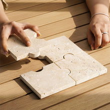 Load image into Gallery viewer, Marble Puzzle Coaster Set of 4
