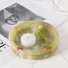 Load image into Gallery viewer, Marble Round Jewelry Tray
