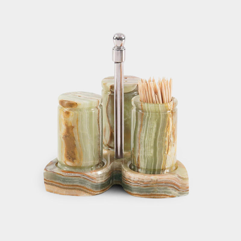 Salt and Pepper With Tray