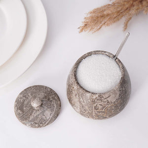 Marble Single Salt Cellar Bell Design