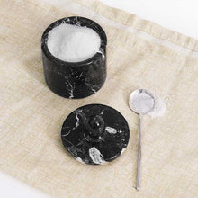 Load image into Gallery viewer, Marble Single Salt Cellar With Spoon
