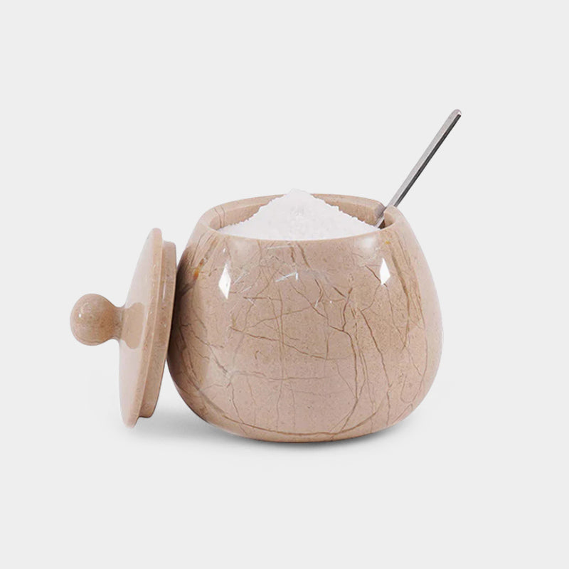 Marble Single Salt Cellar Bell Design