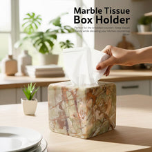 Load image into Gallery viewer, Marble Tissue Box Holder - Square
