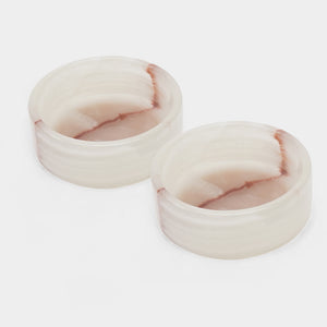 Refined Marble Sauce Cups Set
