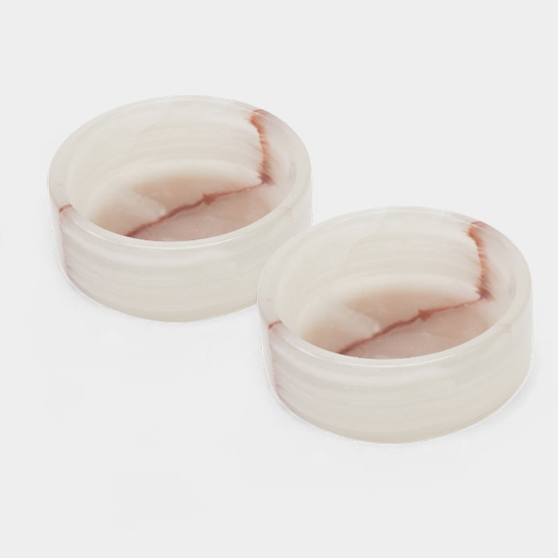 Refined Marble Sauce Cups Set
