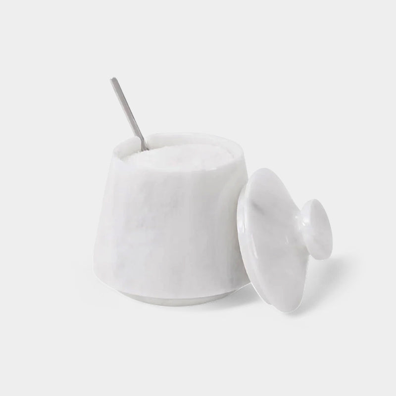 Marble Big Tumbler Salt Cellar