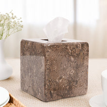 Load image into Gallery viewer, Marble Tissue Box Holder - Square

