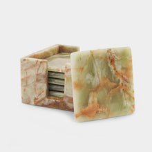Load image into Gallery viewer, Marble Square Coasters Set
