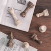 Chess Figures - Travertine and Oceanic