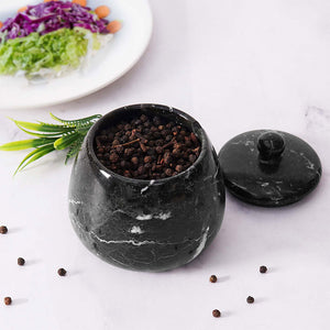 Marble Single Salt Cellar Bell Design