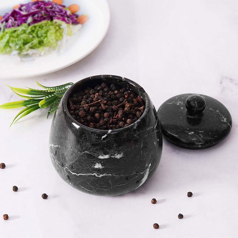 Marble Single Salt Cellar Bell Design