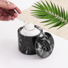 Marble Single Salt Cellar With Spoon