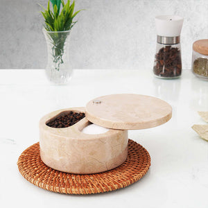 Salt Cellar with Dual Compartments