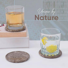 Load image into Gallery viewer, Coaster Set - Round with Cap
