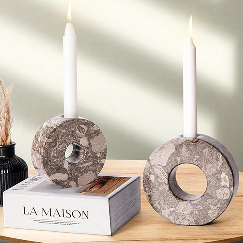 Candle Holder Dougnut Design