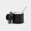 Marble Single Salt Cellar With Spoon