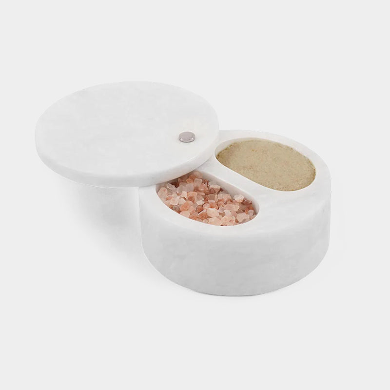 Salt Cellar with Dual Compartments