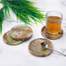 Load image into Gallery viewer, Coaster Plates - Depth Design - Set of 4
